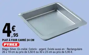 E.Leclerc Plat à four carré 24 cm offre