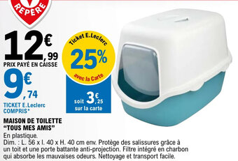 E.Leclerc Maison de toilette "TOUS MES AMIS" offre