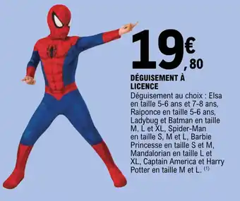 E.Leclerc Déguisement à licence offre