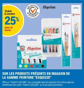E.Leclerc Esquisse offre
