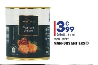ALDI Marrons Entiers offre