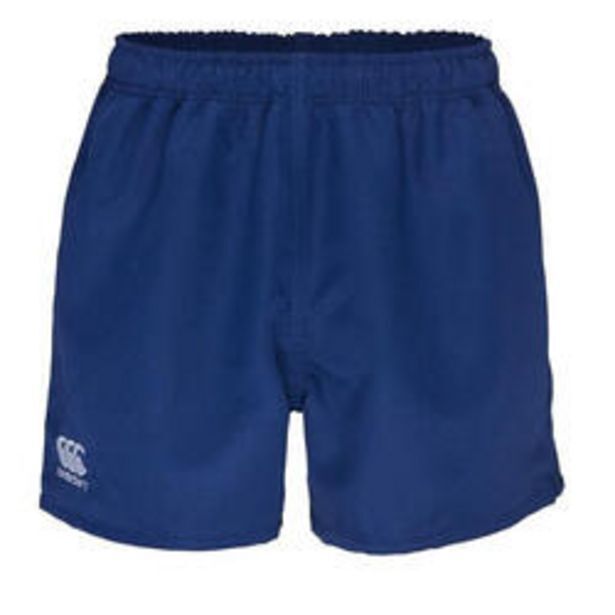 Promo Short de rugby bleu enfant canterbury based chez Decathlon