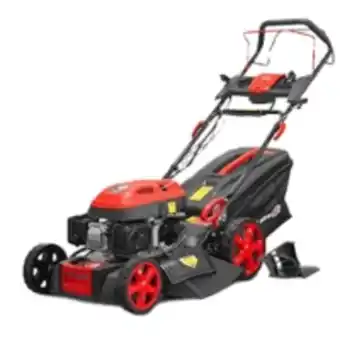 E.Leclerc Brico Tondeuse thermique autotractée 173cc - 50.6cm avec démarrage électrique -mulching - éjection latérale - elem garden offre