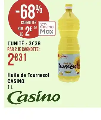 Huile de Tournesol Casino 1L