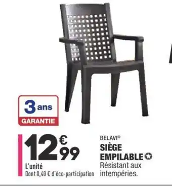 SiĂšge Empilable