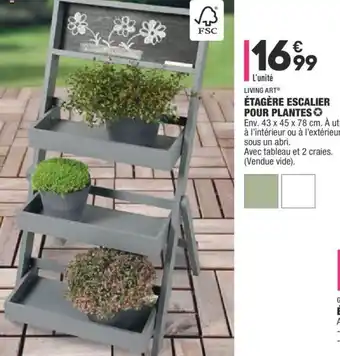 ALDI Étagère Escalier Pour Plantes offre