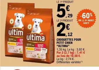 E.Leclerc Croquettes pour petit chien offre