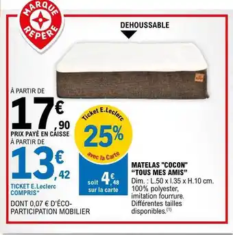 E.Leclerc Matelas offre