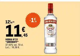 E.Leclerc Vodka n°21 offre