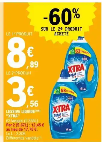 E.Leclerc Lessive liquide offre