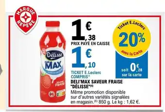 Deli'max saveur fraise