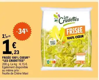 E.Leclerc Frisée 100% cœur offre
