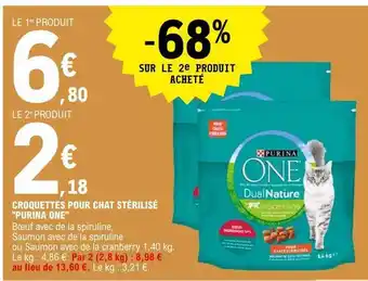 E.Leclerc Croquettes pour chat stérilisé offre