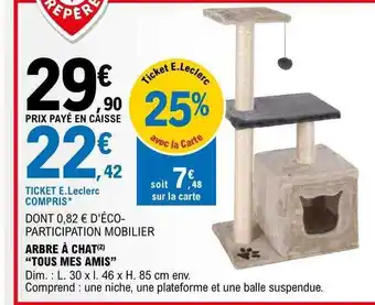 E.Leclerc Arbre à chat offre