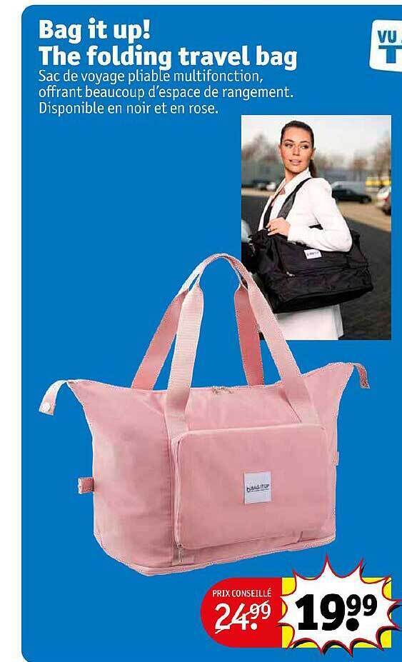 Promo Bag it up! the folding travel bag chez Kruidvat