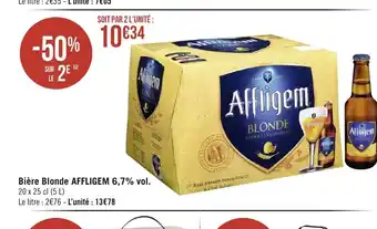 Géant Casino Bière Blonde Affligem6,7%vol offre