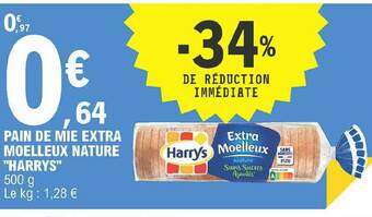 E.Leclerc Pain De Mie Extra Moelleux Nature offre