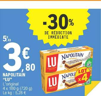 E.Leclerc Napolitain offre