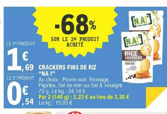 Crackers Fins De Riz