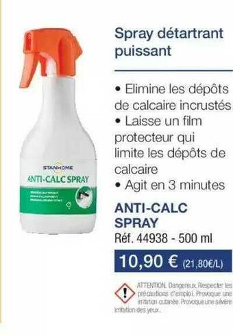 Stanhome Anti-calc Spray offre
