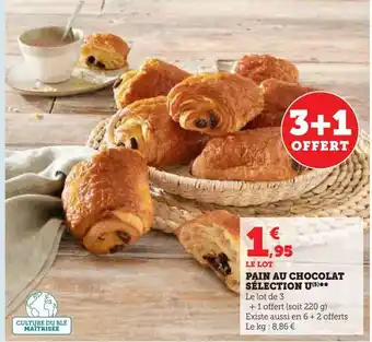 Pains au chocolat sélection u