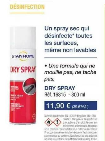 Stanhome Dry Spray offre