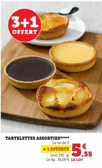 U Express Tartelettes assorties offre
