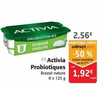 Colruyt Activia probiotiques offre