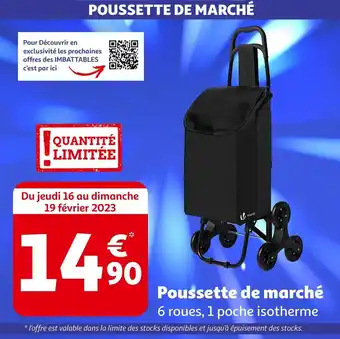 Auchan Poussette de marché offre