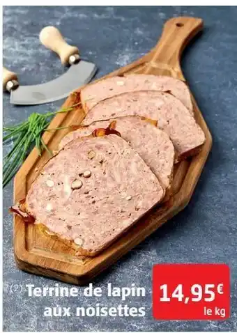 Colruyt Terrine de lapin aux noisettes offre