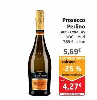 Colruyt Prosecco perlino offre