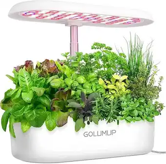 Golumup potager d'intérieur hydroponique, 12 pots jardin interieur avec 4 modes de croissance intelligents, smart garden d...