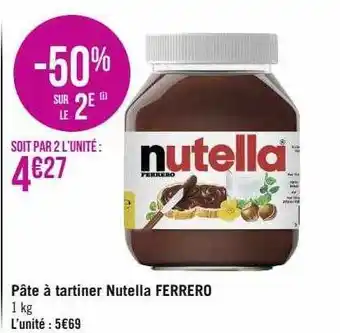 PĂąte Ă tartiner nutella ferrero