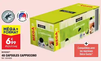 48 capsules cappuccino MORENO