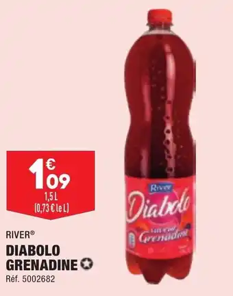 ALDI Diabolo grenadine RIVER offre