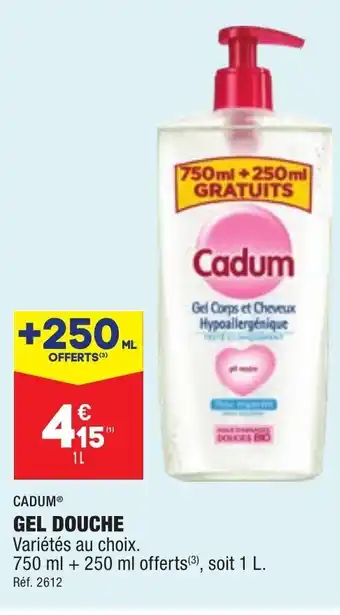 ALDI Gel douche CADUM offre