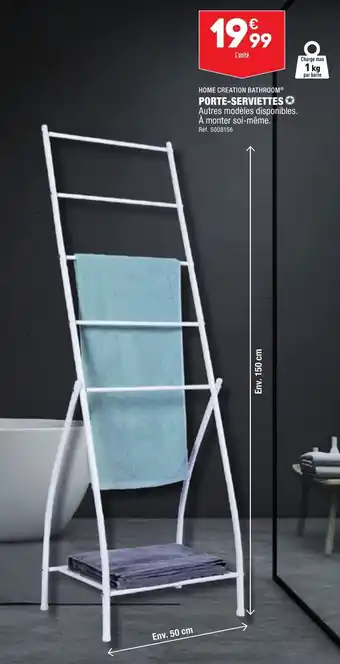 ALDI Porte-serviettes HOME CREATION BATHROOM offre