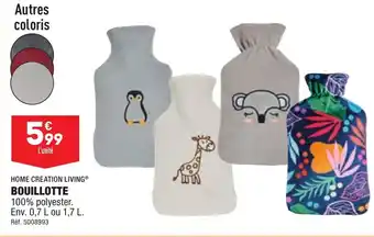 ALDI Bouillotte HOME CREATION LIVING offre