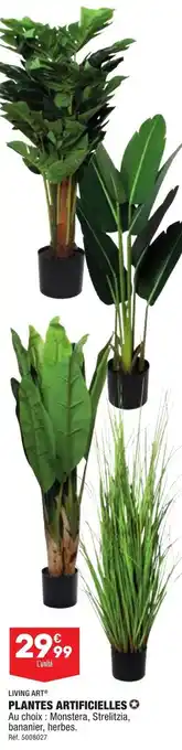 ALDI Plantes artificielles LIVING ART offre
