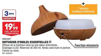 ALDI Diffuseur d'huiles essentielles AMBIANO offre
