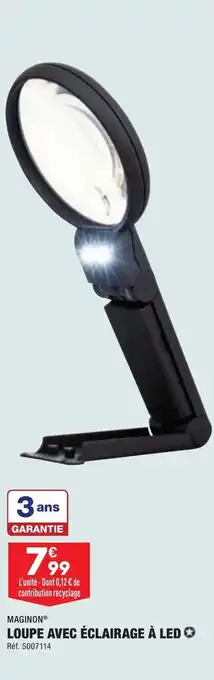 ALDI Loupe avec éclairage à led MAGNUM offre