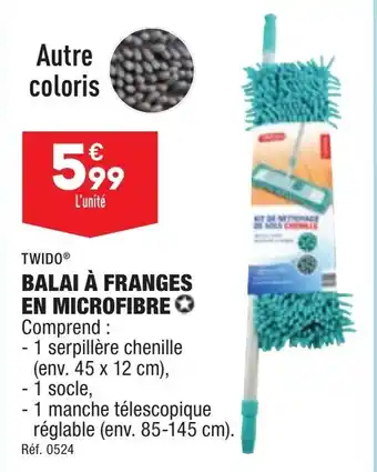 ALDI Balai à franges en microfibre TWIDO offre