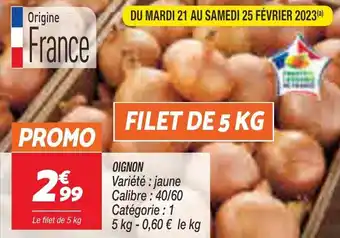 Netto Oignon offre