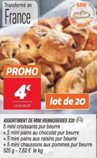 Netto Assortiment de mini viennoiseries X20 offre