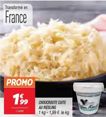 Choucroute cuite au riesling