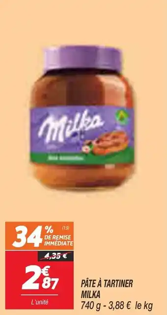 Netto Pâte à tartiner MILKA offre