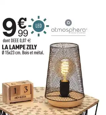 Centrakor La lampe zely offre