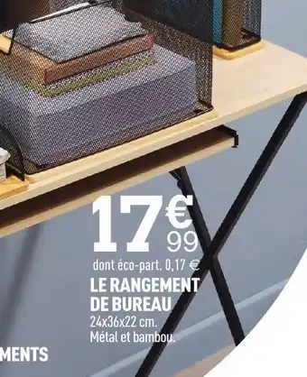 Centrakor Le rangement du bureau offre