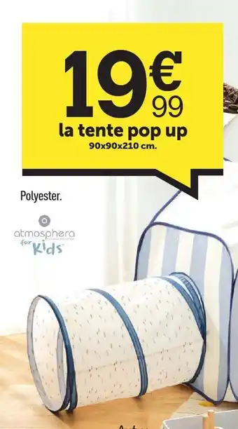 Centrakor La tente pop up offre