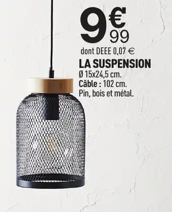 Centrakor La suspension offre